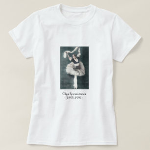 Olga Spessivtseva Russian Ballerina Tee Shirt