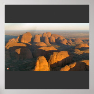 Olgas at Dawn - Australia Poster