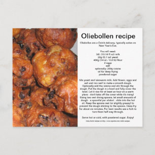 Oliebollen Postcard