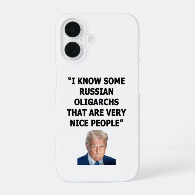 Oligarchs iPhone 16 Case (Back)