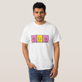 Olin periodic table name shirt (Front Full)