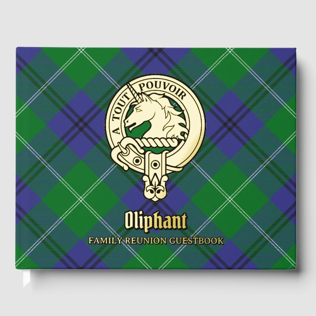 Oliphant Family Reunion Guest Book (Front)