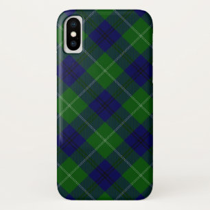 Oliphant tartan blue green plaid iPhone x case
