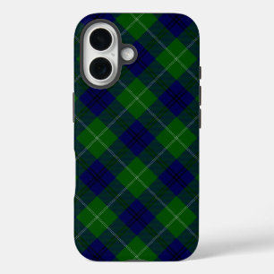 Oliphant tartan blue green plaid iPhone 16 case