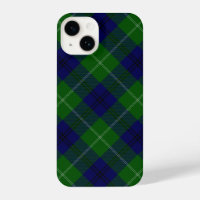 Oliphant tartan blue green plaid