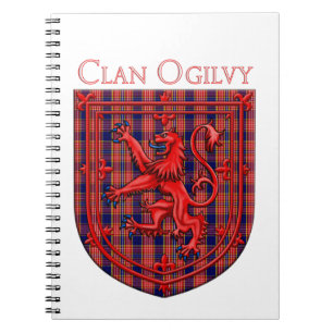 Oliphant Tartan Scottish Plaid Lion Rampant Notebook