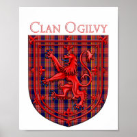 Oliphant Tartan Scottish Plaid Lion Rampant