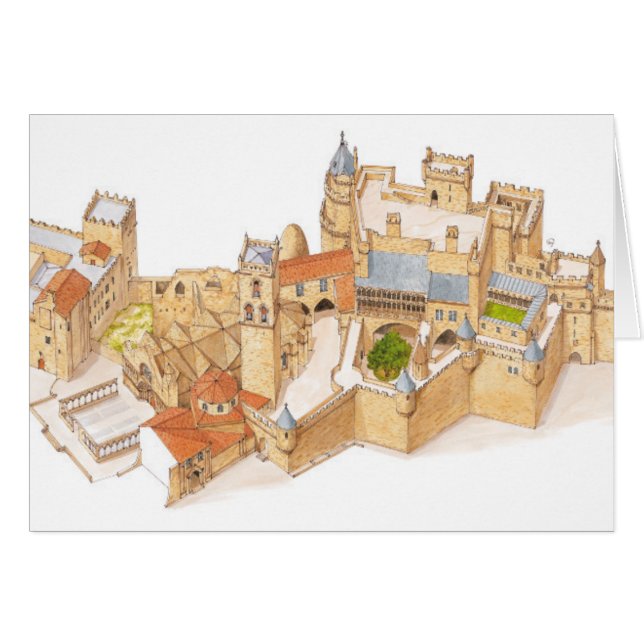 Olite Castle. Navarra Spain (Front Horizontal)