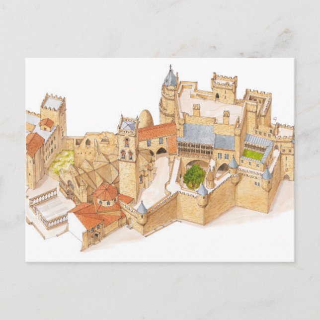 Olite Castle. Navarra Spain Postcard (Front)
