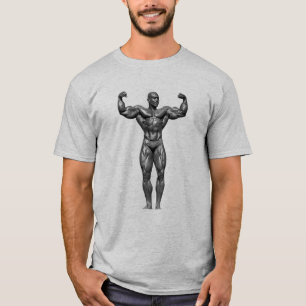 Oliva Front Double Biceps T-Shirt