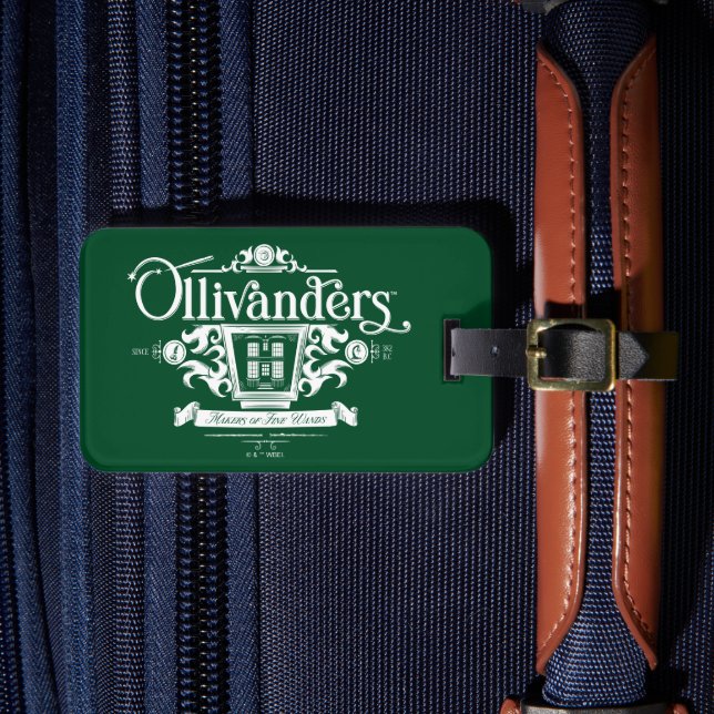 OLIVANDERS™ Makers of Fine Wands Luggage Tag (Front Insitu 4)