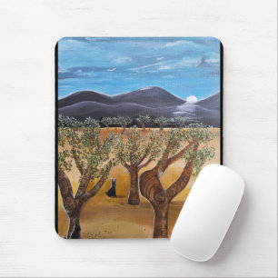 Olivar de Noche Painting by Alfred Fox Mouse Mat