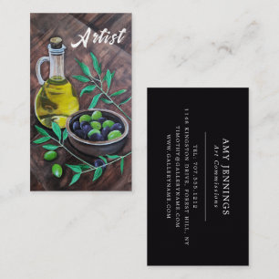Olivas de Andalucía Painting by Alfred Fox Business Card