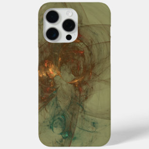 olive and gold abstract  iPhone 15 pro max case