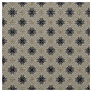 Olive and Red Hearts Upholstery Fabric