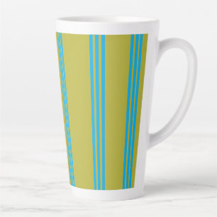 Olive Aura  Blue Latte Mug