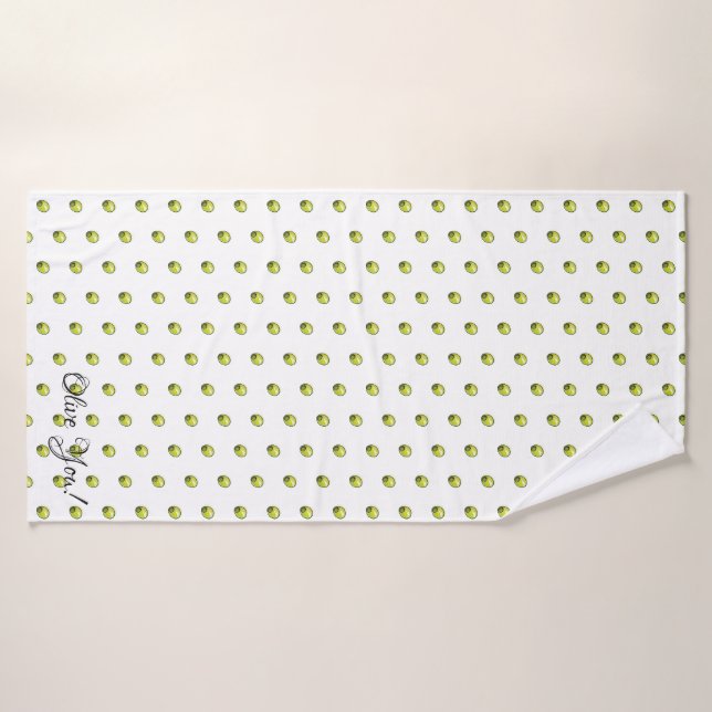 Olive Bath Towel Set (Bath Towel)