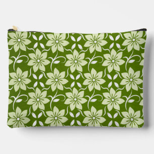 Olive Blossom Repeat Accessory Pouch
