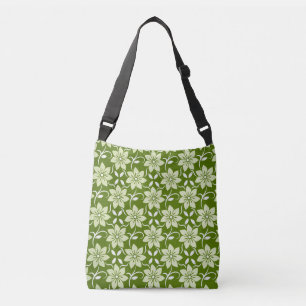 Olive Blossom Repeat Crossbody Bag