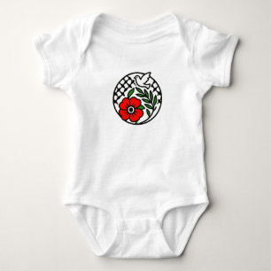 Olive brance and Dove Baby Bodysuit