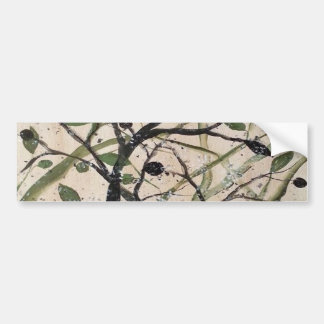 Olive Branch Abstract Art Bumper Sticker