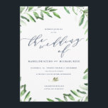Olive Branch Boho Garden Wedding Invitation<br><div class="desc">Olive Branch Garden Wedding Invitation Suite</div>