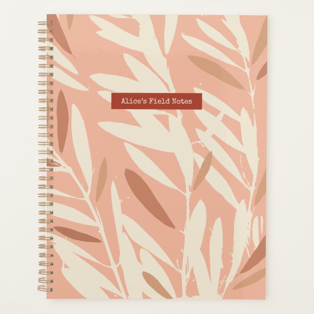 Olive Branch Botanical Sketch planner (Front)
