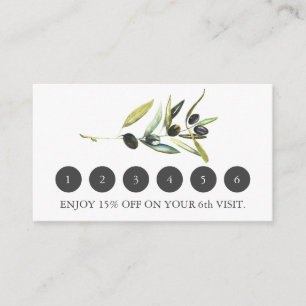 Olive Branch Business Loyalty Card