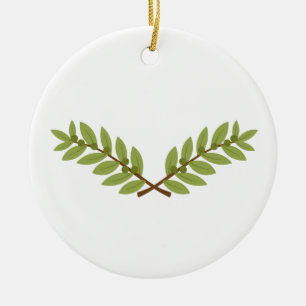 Olive Branch Ceramic Tree Decoration
