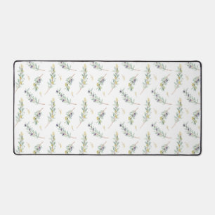 Olive Branch Elegant Greenery Desk Mat