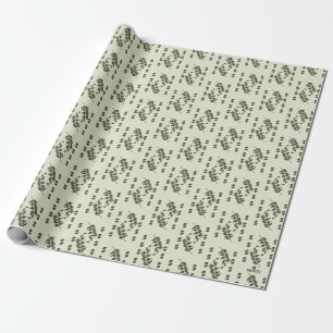 Olive Branch in Olive Wrapping Paper
