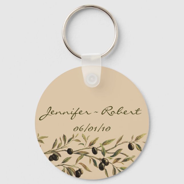Olive Branch Key Ring (Front)