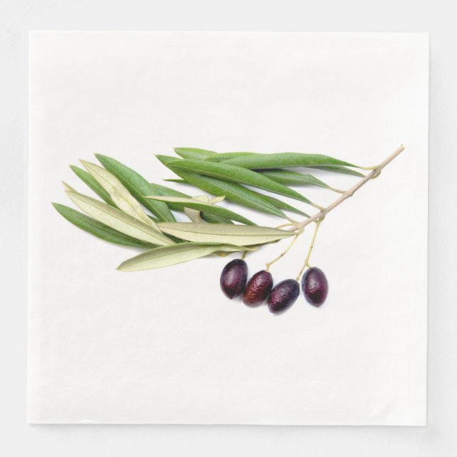 Olive branch napkin (Front)
