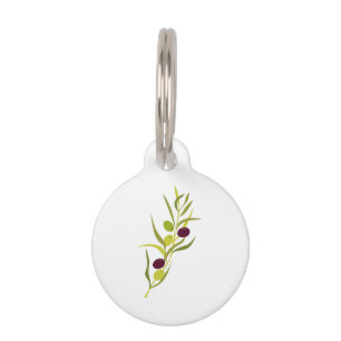 Olive Branch Pet Tag