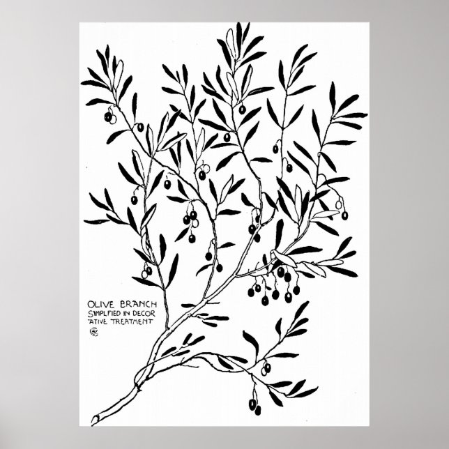 Olive Branch Simplified in Decor (Front)