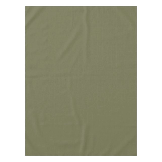 Olive Branch Solid Colour 18-0527 AW 2022 Tablecloth (Front)