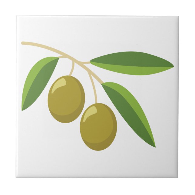 Olive Branch Tile (Front)