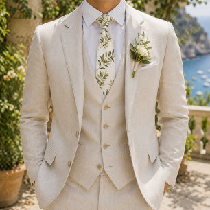 Olive Branch Tuscan Vineyard Wedding Tie