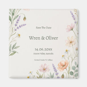 Olive Branch Wedding Magnet