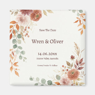 Olive Branch Wedding Magnet