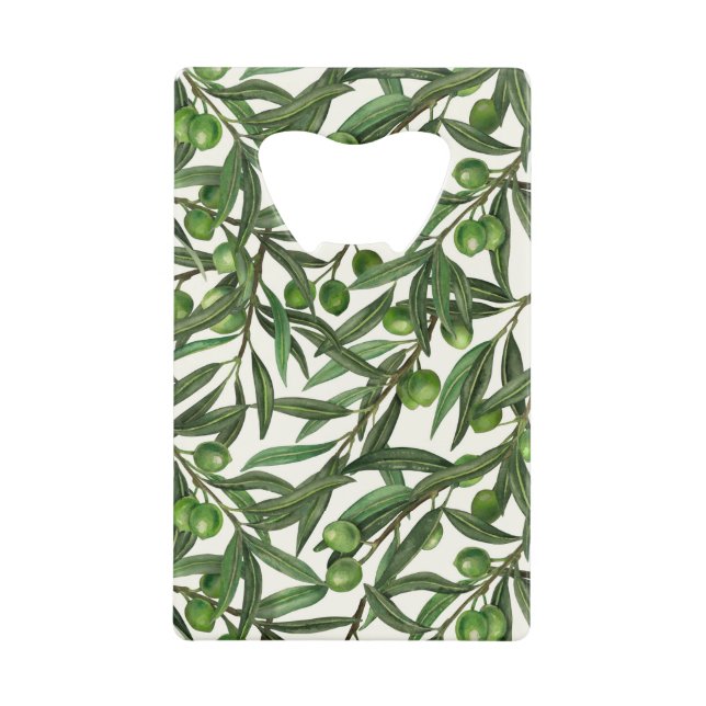Olive branches on off white (Front)