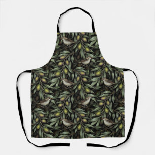 Olive Branches & Warblers Apron