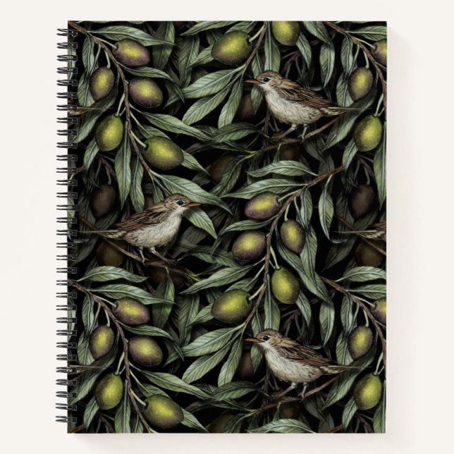 Olive Branches & Warblers Notebook (Front)