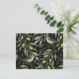 Olive Branches & Warblers Postcard