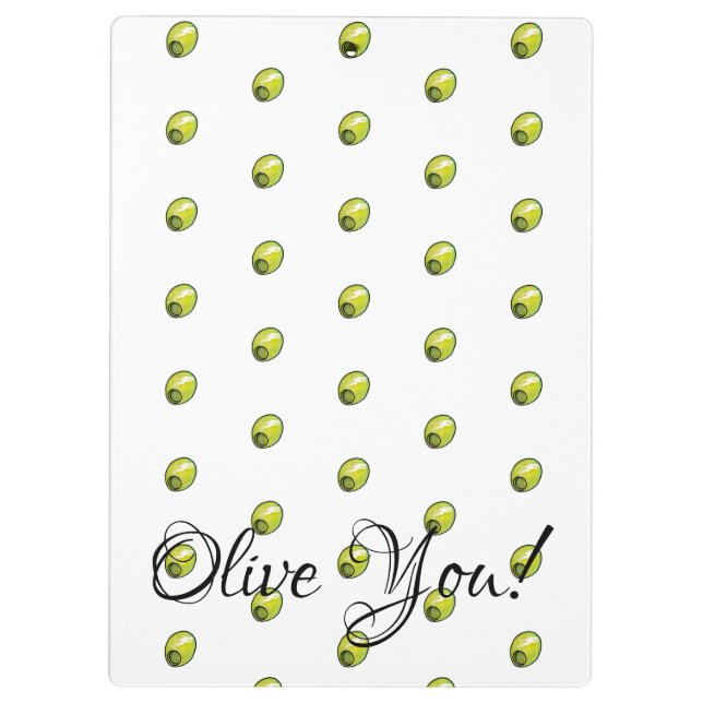 Olive Clipboard (Back)