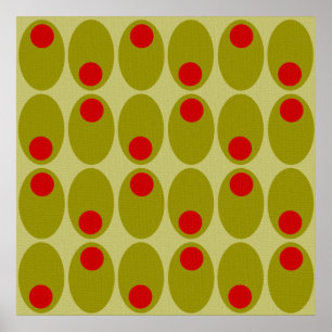 Olive design poster