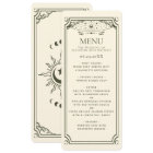 Olive Elegant Tarot Card Wedding Menu
