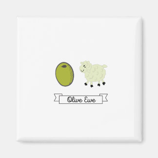 Olive Ewe (I Love You) Magnet