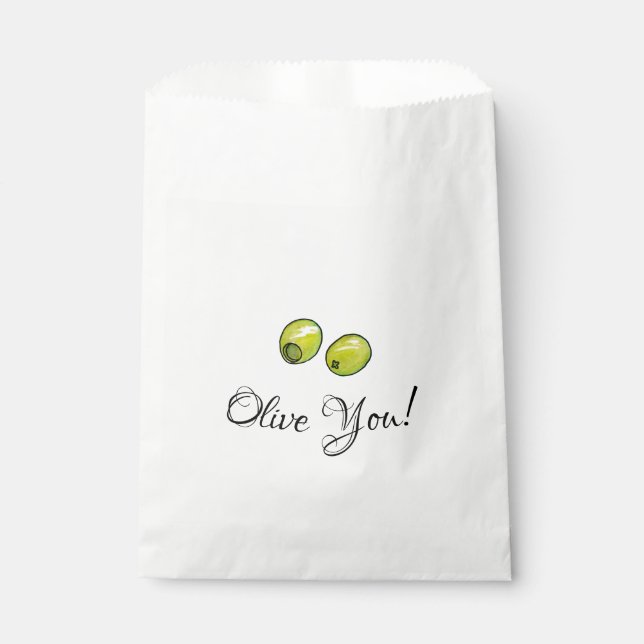 Olive Favour Bags (Front)