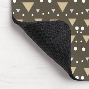 Olive Geometry Luxe Mouse Mat
